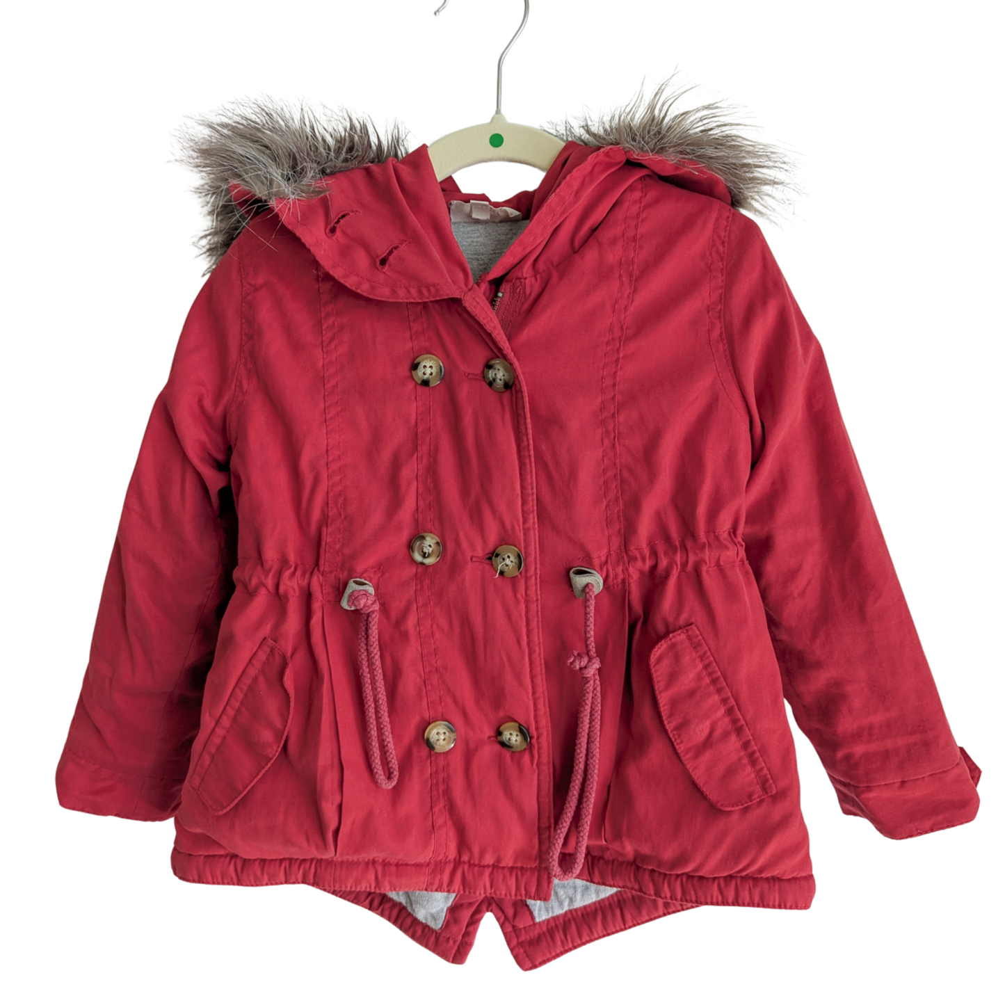 Seed Red Winter Coat, Size 1-2 Years