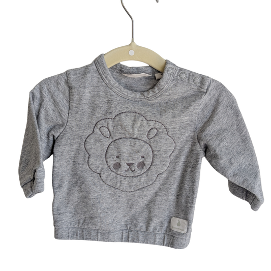 Country Road Embroided Lion Jumper, Size 00