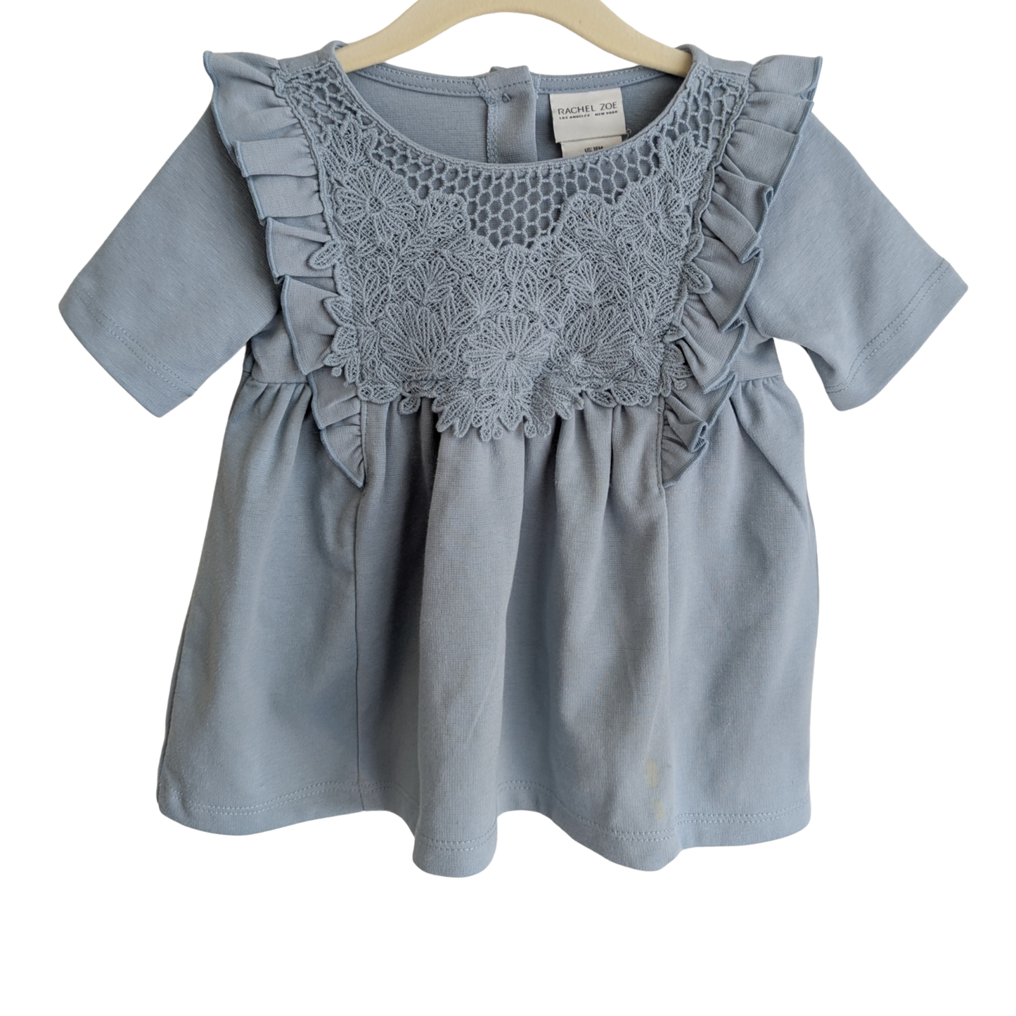 Rachel Zoe Baby Blue Floral Dress, Size 18 Months