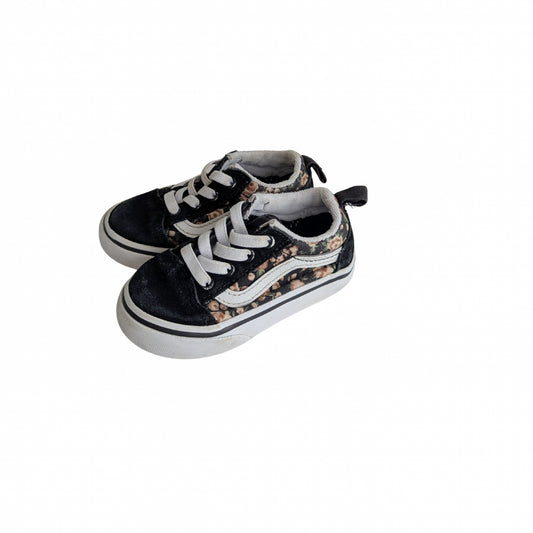 Vans Old Skool Floral Black, Size EU21