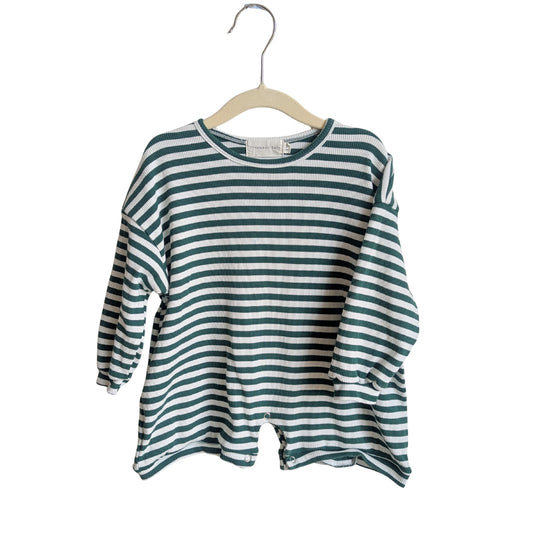 Cinnamon Baby Stripe Romper, Size 1