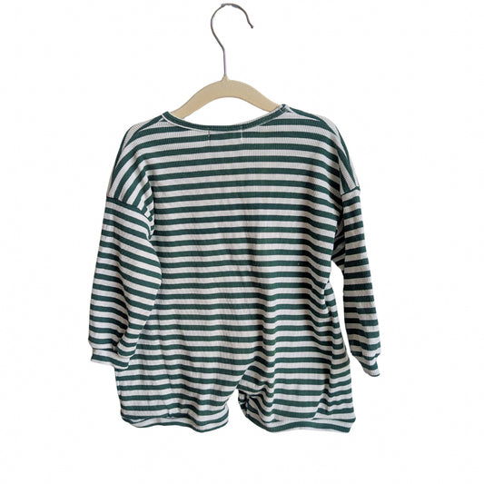 Cinnamon Baby Stripe Romper, Size 1